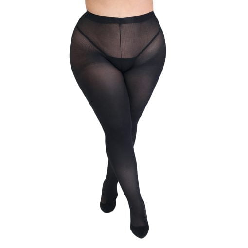 Fifty Shades Of Grey Captivate Plus Size Spanking Tights - Sort - Plus size